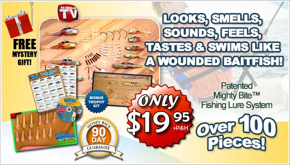 Mighty Bite  The Worlds ONLY Proven and Patented 5-SENSE Fishing Lure